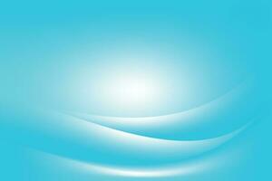 Abstract Smooth Blue Wavy Background vector