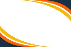 Orange Curve Background vector