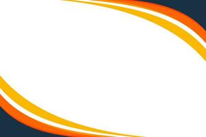 Orange Curve Background vector