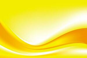Abstract Yellow Wavy Background vector