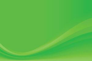 Abstract Smooth Green Wavy Background vector