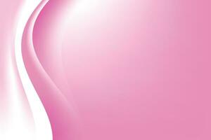 Abstract Smooth Pink Wavy Background vector