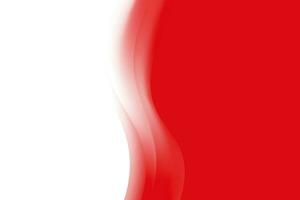 Abstract Smooth Red Wavy Background Design vector