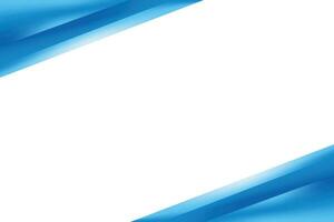 Abstract Smooth Blue Corner Background vector