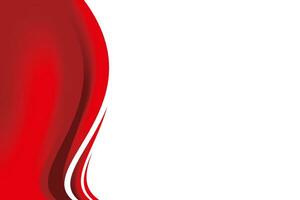 Smooth Red Wavy Background vector