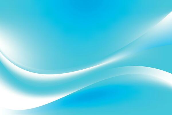 Abstract Smooth Fresh Blue Wavy Background