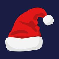 Santa Claus red hat vector