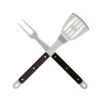 Grill tools icon. vector