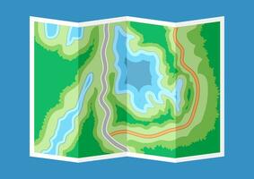 resumen genérico mapa vector