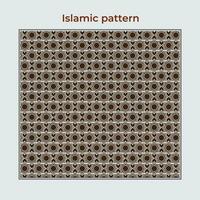 Islamic texture with Arabic pattern background vector