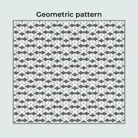 Pattern simple geometric background with elegant motifs vector