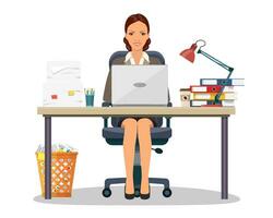 Business woman entrepreneur vector