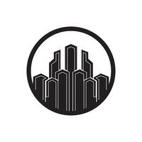 City building icon design vector illustration