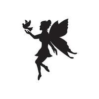 Flying Fairy logos and symbols vector