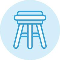 Stool Vector Icon Design Illustration