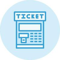 Ticket machine Vector Icon Design Illustration