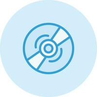Compact Disk Vector Icon Design Illustration