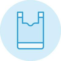 Plastic bag Vector Icon Design Illustration