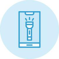 Torch Vector Icon Design Illustration