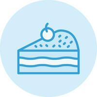 Cake piece Vector Icon Design Illustration