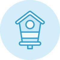 Bird house Vector Icon Design Illustration