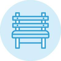 Bench Vector Icon Design Illustration