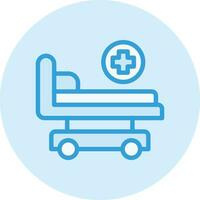 Bed Vector Icon Design Illustration