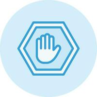 Ad Block Vector Icon Design Illustration