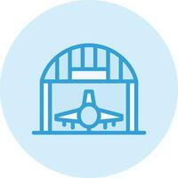 Hangar Vector Icon Design Illustration
