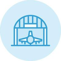 Hangar Vector Icon Design Illustration