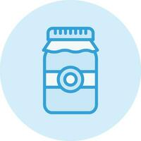 Plastic jar Vector Icon Design Illustration