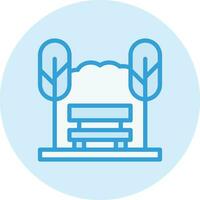 Bench Vector Icon Design Illustration