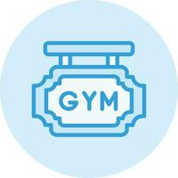 Gym Board Vector Icon Design Illustration