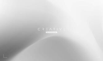 Abstract liquid gradient Background. White and Gray Fluid Color Gradient. Design Template For ads, Banner, Poster, Cover, Web, Brochure, Wallpaper, and flyer. Vector. vector