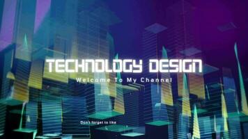 intro 3d animated video welcome to my channel