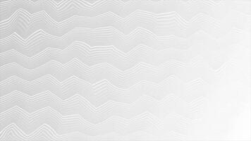 Weiß und schwarz Farbe einfach und elegant Zickzack Muster Linien minimal geometrisch Hintergrund video