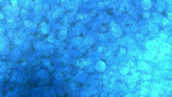 reale blu colore brillante particelle bellissimo sfondo, apparendo e scomparsa in movimento particelle sfondo video