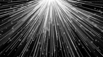 White and Black glowing particles shower falls down with moving particles, An elegant and deep abstract stage background video