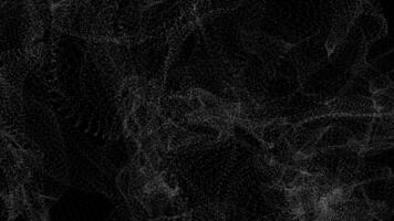 Abstract noisy and grainy dust particles background, White and Black moving particles dark background video