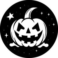 Halloween, Black and White Vector illustration