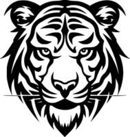 tigre, minimalista y sencillo silueta - vector ilustración