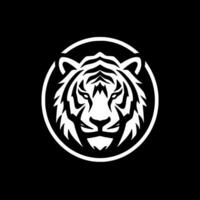 Tiger, Minimalist and Simple Silhouette - Vector illustration