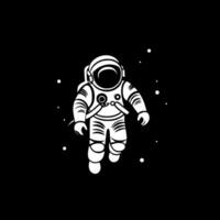 Astronaut - Minimalist and Flat Logo - Vector illustration