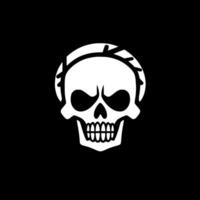 Skull - Minimalist and Flat Logo - Vector illustration