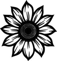 Flower - High Quality Vector Logo - Vector illustration ideal for T-shirt graphic