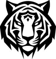 tigre, minimalista y sencillo silueta - vector ilustración