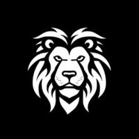 Lion, Minimalist and Simple Silhouette - Vector illustration