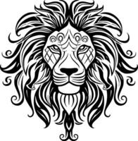 Lion - Minimalist and Flat Logo - Vector illustration