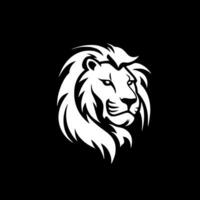 Lion, Minimalist and Simple Silhouette - Vector illustration