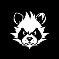 Panda, Minimalist and Simple Silhouette - Vector illustration
